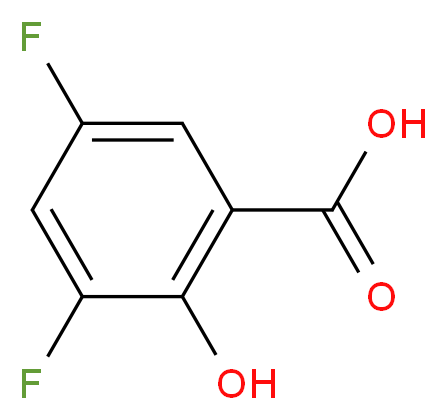 3,5-Difluorosalicylic acid_Molecular_structure_CAS_84376-20-5)