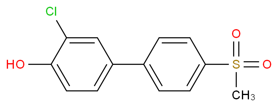 3-Chloro-4'-(methylsulfonyl)-[1,1'-biphenyl]-4-ol_Molecular_structure_CAS_1261991-24-5)