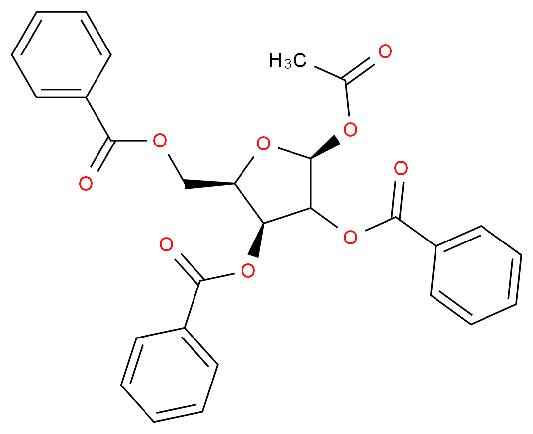 1-O-Acetyl-2,3,5-tri-O-benzoyl-beta-D-ribofuranose_Molecular_structure_CAS_6974-32-9)