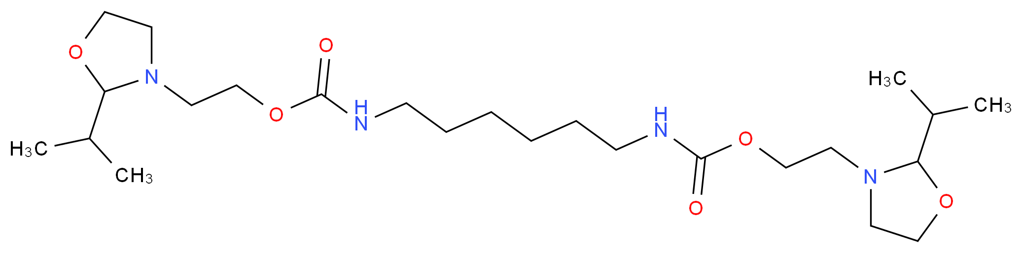 Bis[2-[2-(1-methylethyl)-3-oxazolidinyl]ethyl] 1,6-hexanediylbiscarbamate_Molecular_structure_CAS_59719-67-4)