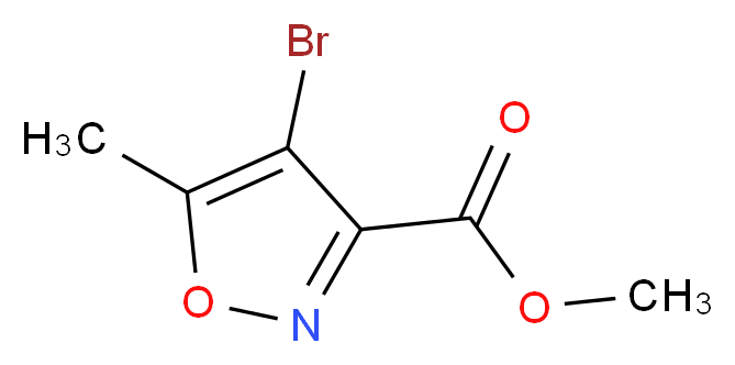 Methyl 4-bromo-5-methylisoxazole-3-carboxylate_Molecular_structure_CAS_)