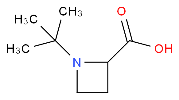 1-tert-Butyl-2-azetidinecarboxylic acid_Molecular_structure_CAS_)