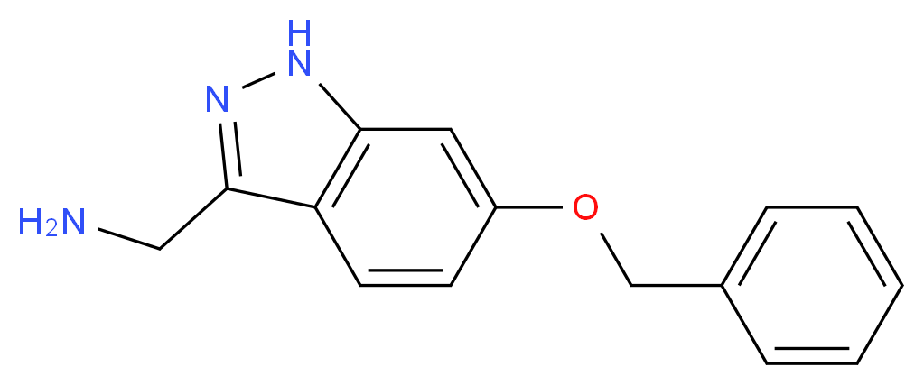 C-(6-BENZYLOXY-1H-INDAZOL-3-YL)-METHYLAMINE_Molecular_structure_CAS_885271-08-9)