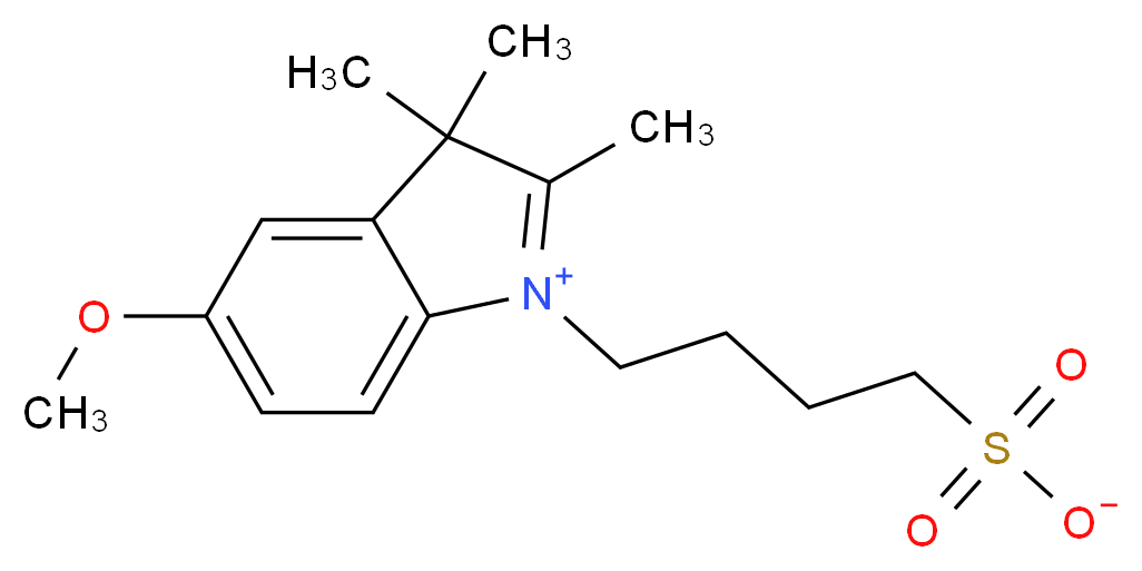 5-Methoxy-2,3,3-trimethyl-1-(4-sulfobutyl)indolium, inner salt_Molecular_structure_CAS_54136-27-5)