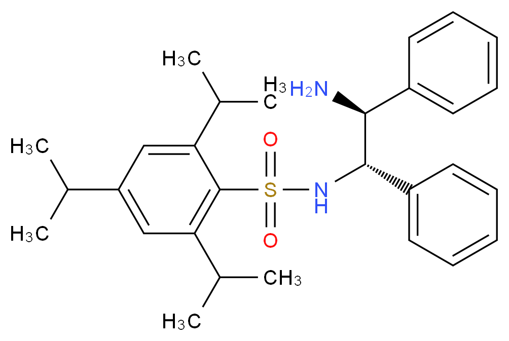 (S,S)-N-(2,4,6-Triisopropylbenzenesulfonyl)-1,2-diphenylethanediamine_Molecular_structure_CAS_)