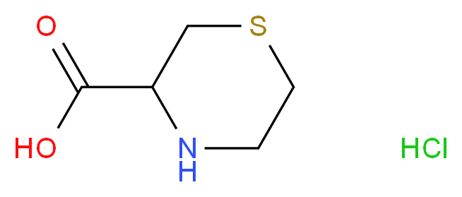 Thiomorpholine-3-carboxylic acid hydrochloride_Molecular_structure_CAS_96612-95-2)