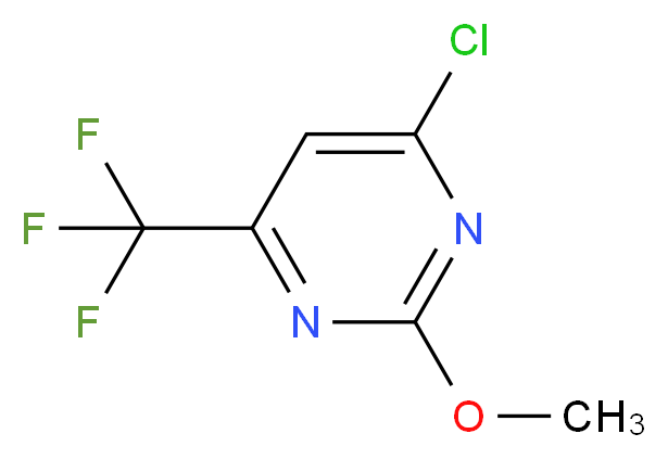 Pyrimidine, 4-chloro-2-methoxy-6-(trifluoromethyl)-_Molecular_structure_CAS_932701-90-1)