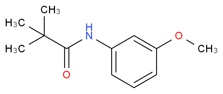 N1-(3-methoxyphenyl)-2,2-dimethylpropanamide_Molecular_structure_CAS_56619-93-3)