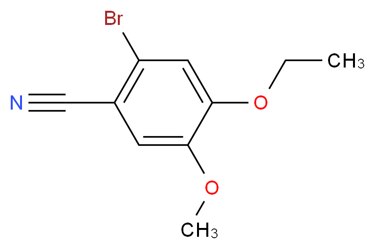 2-Bromo-4-ethoxy-5-methoxybenzonitrile_Molecular_structure_CAS_515846-45-4)