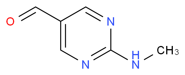 2-Methylamino-pyrimidine-5-carbaldehyde_Molecular_structure_CAS_672307-83-4)