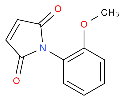 1-(2-Methoxyphenyl)-1H-pyrrole-2,5-dione_Molecular_structure_CAS_17392-68-6)