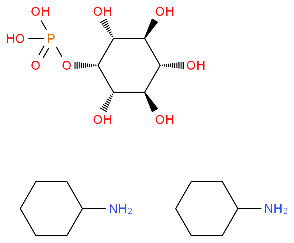 myo-Inositol 2-monophosphate bis(cyclohexylammonium) salt_Molecular_structure_CAS_103529-92-6)