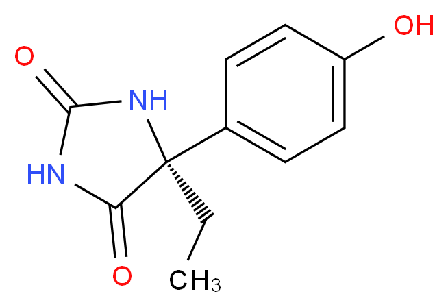 (S)-5-(4-Hydroxyphenyl)-5-ethylhydantoin_Molecular_structure_CAS_65567-35-3)