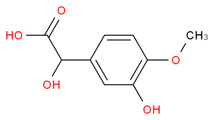 hydroxy(3-hydroxy-4-methoxyphenyl)acetic acid_Molecular_structure_CAS_3695-24-7)