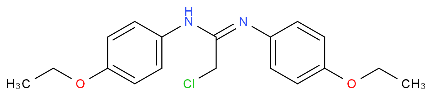 2-Chloro-N,N'-bis-(4-ethoxy-phenyl)-acetamidine_Molecular_structure_CAS_40403-45-0)