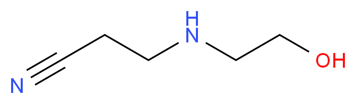 3-[(2-hydroxyethyl)amino]propanenitrile_Molecular_structure_CAS_)
