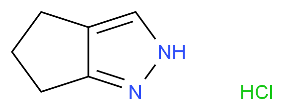 1,4,5,6-Tetrahydrocyclopenta[c]pyrazole hydrochloride_Molecular_structure_CAS_)