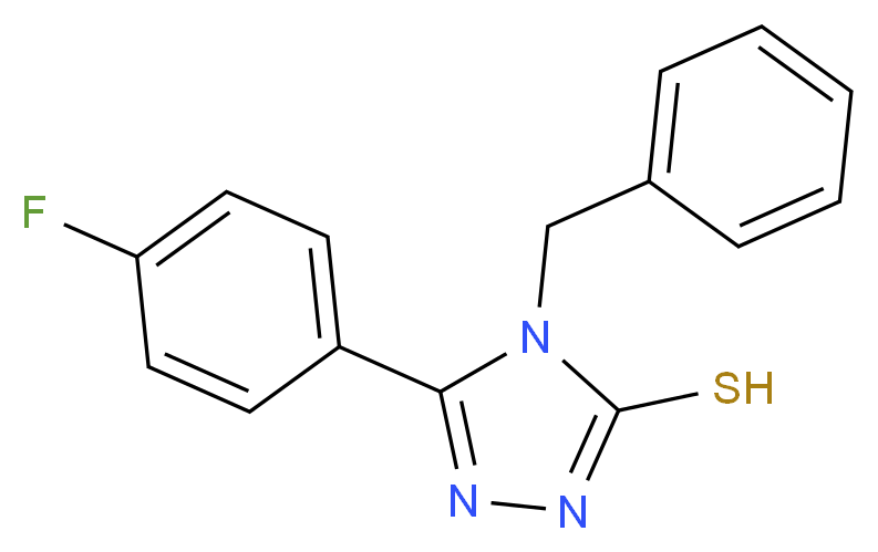 4-Benzyl-5-(4-fluoro-phenyl)-4H-[1,2,4]triazole-3-thiol_Molecular_structure_CAS_)