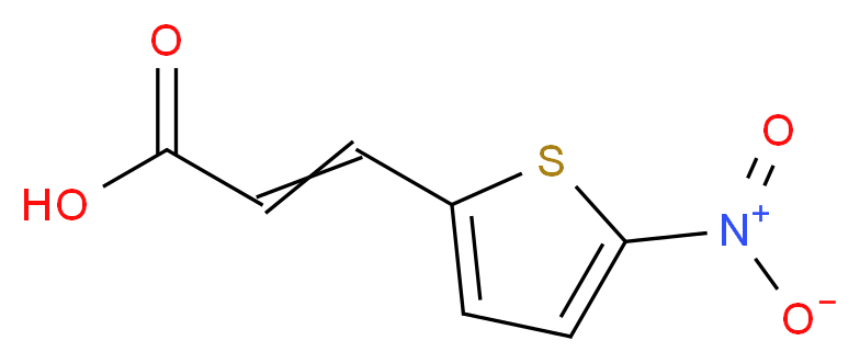 3-(5-Nitro-2-thiophene)acrylic Acid_Molecular_structure_CAS_17163-22-3)