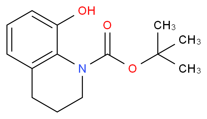 tert-butyl 8-hydroxy-1,2,3,4-tetrahydroquinoline-1-carboxylate_Molecular_structure_CAS_)