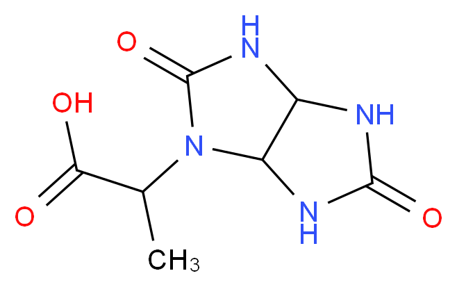 2-(2,5-Dioxo-hexahydro-imidazo[4,5-d]imidazol-1-yl)-propionic acid_Molecular_structure_CAS_)