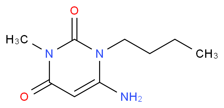 6-Amino-1-butyl-3-methyl-1H-pyrimidine-2,4-dione_Molecular_structure_CAS_53681-50-8)