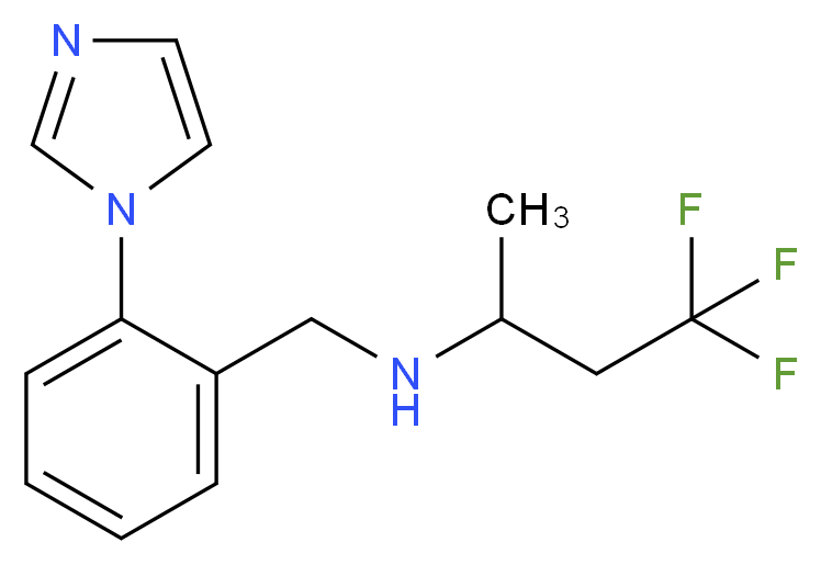 4,4,4-trifluoro-N-[2-(1H-imidazol-1-yl)benzyl]butan-2-amine_Molecular_structure_CAS_)