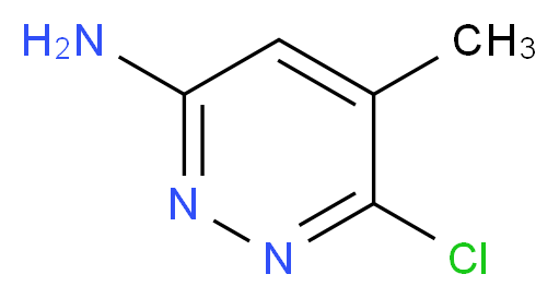 6-Chloro-5-methylpyridazin-3-amine_Molecular_structure_CAS_66346-87-0)