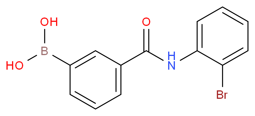 3-(2-Bromophenylcarbamoyl)benzeneboronic acid_Molecular_structure_CAS_874288-30-9)