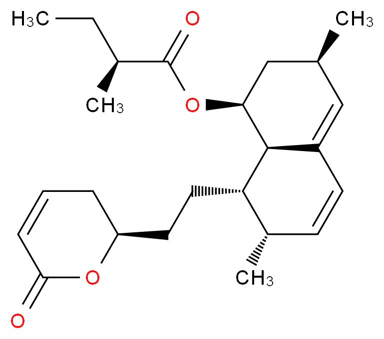 Dehydro Lovastatin _Molecular_structure_CAS_109273-98-5)