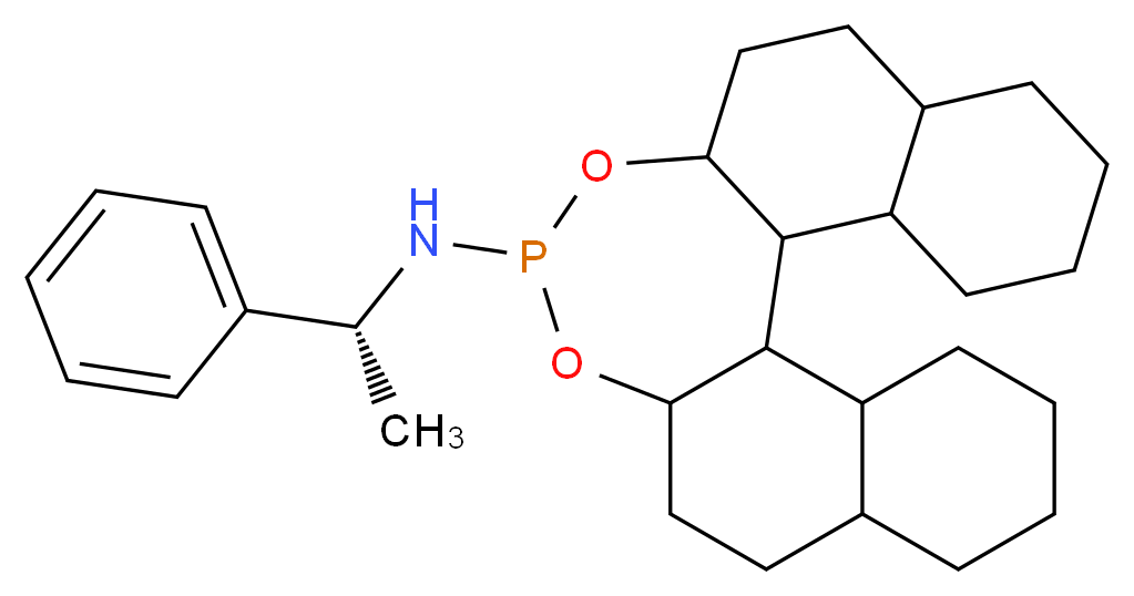 (S,R)-(+)-(3,5-Dioxa-4-phosphacyclohepta[2,1-a:3,4-a′]dinaphthalen-4-yl)-(1-phenylethyl)amine_Molecular_structure_CAS_422509-53-3)