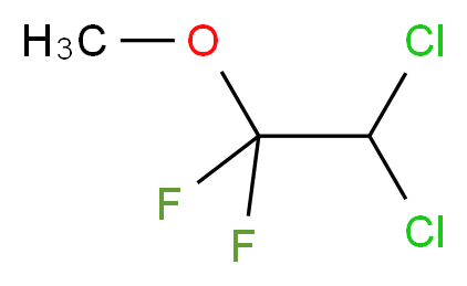 (2,2-Dichloro-1,1-difluoroethyl) methyl ether_Molecular_structure_CAS_76-38-0)