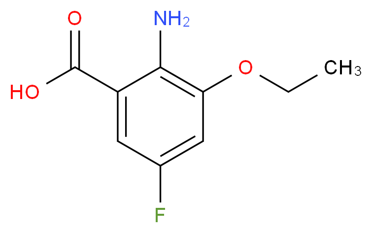2-amino-3-ethoxy-5-fluorobenzoic acid_Molecular_structure_CAS_)