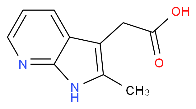 2-Methyl-7-aza-3-indolylacetic Acid_Molecular_structure_CAS_7546-50-1)