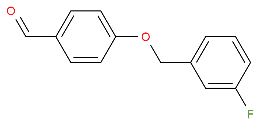 4-[(3-fluorobenzyl)oxy]benzaldehyde_Molecular_structure_CAS_66742-57-2)