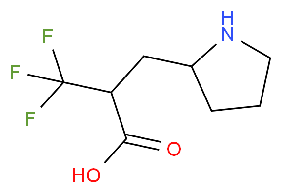 3,3,3-Trifluoro-2-(pyrrolidin-2-ylmethyl)propanoic acid_Molecular_structure_CAS_480438-82-2)