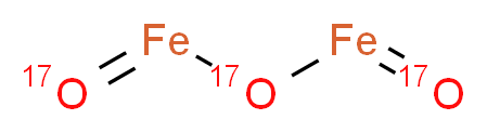 Iron(III) oxide-17O3_Molecular_structure_CAS_)