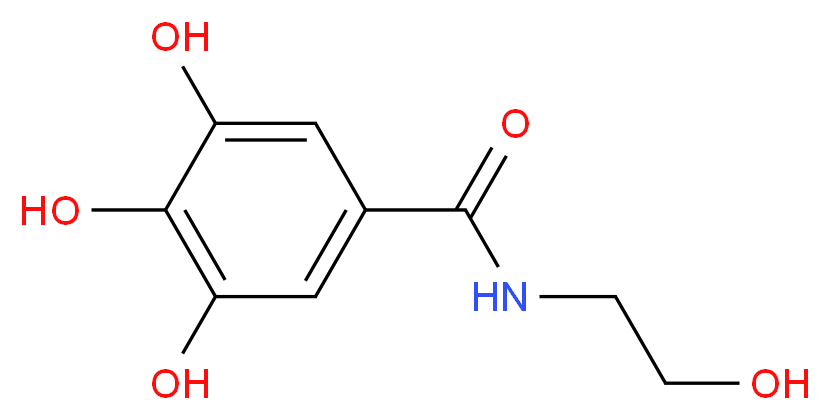 GALLIC ACID ETHANOLAMIDE_Molecular_structure_CAS_)