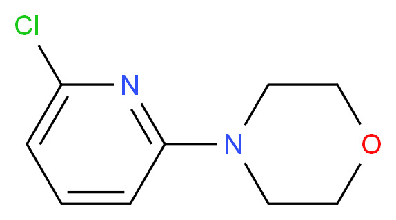 4-(6-Chloro-2-pyridinyl)morpholine_Molecular_structure_CAS_)