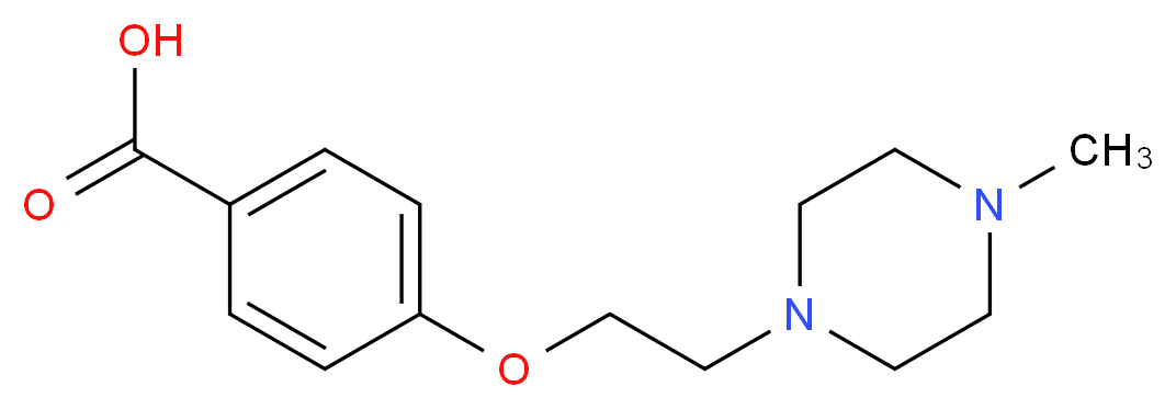 4-[2-(4-Methyl-piperazin-1-yl)-ethoxy]-benzoic acid_Molecular_structure_CAS_401804-56-6)