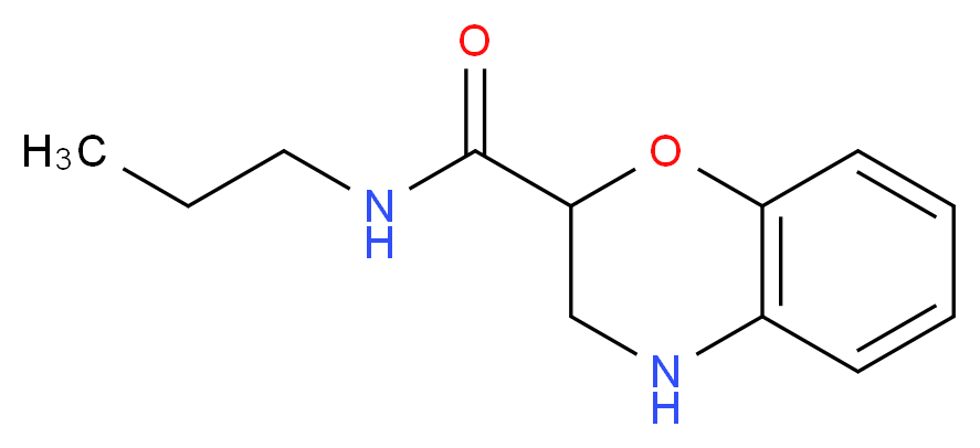 N-propyl-3,4-dihydro-2H-1,4-benzoxazine-2-carboxamide_Molecular_structure_CAS_22244-18-4)