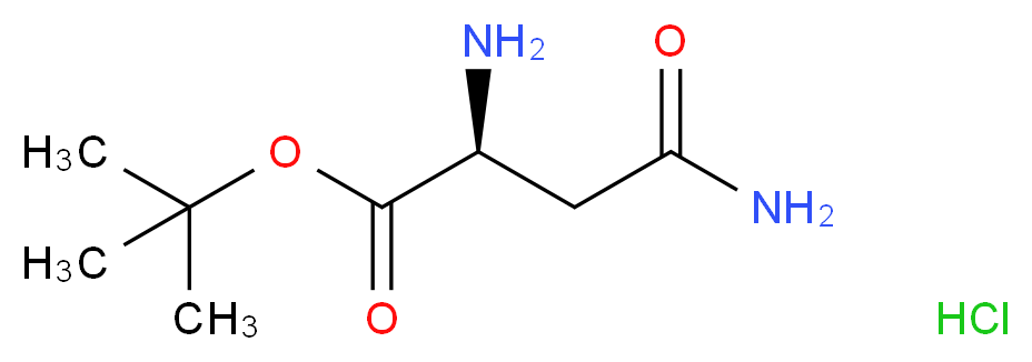 L-Asparagine tert-butyl ester hydrochloride_Molecular_structure_CAS_63094-81-5)