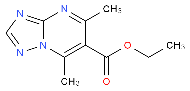 Ethyl 5,7-dimethyl[1,2,4]triazolo-[1,5-a]pyrimidine-6-carboxylate_Molecular_structure_CAS_)