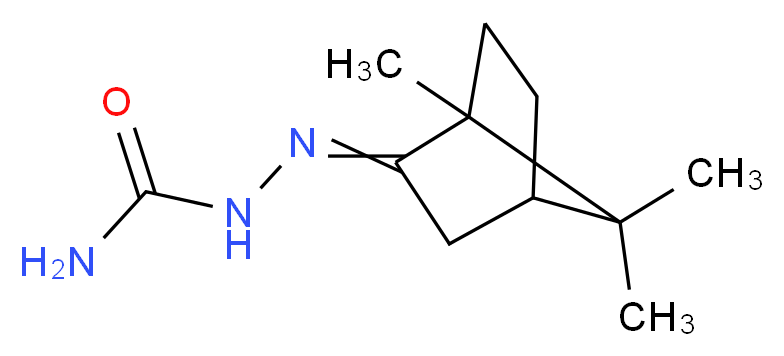 ({1,7,7-trimethylbicyclo[2.2.1]heptan-2-ylidene}amino)urea_Molecular_structure_CAS_)