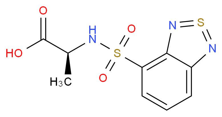 (2S)-7-{[(1-carboxyethyl)amino]sulfonyl}-2,1,3-benzothiadiazol_Molecular_structure_CAS_)