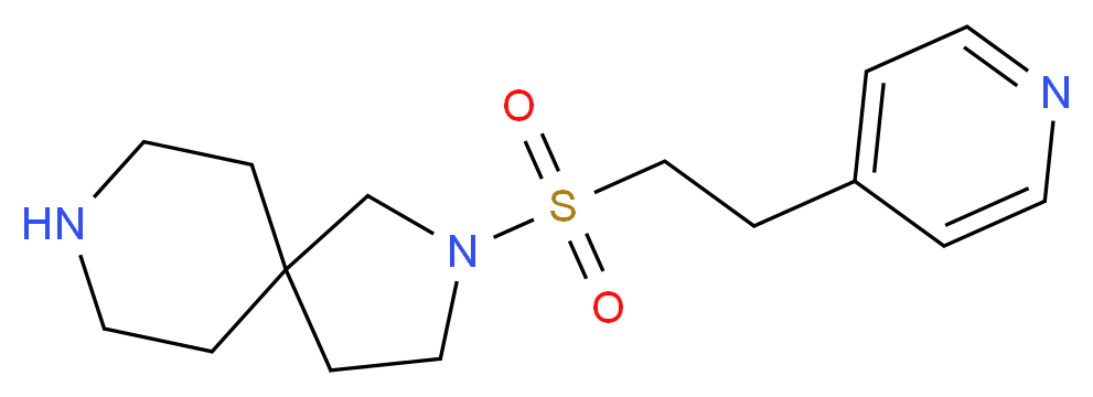 2-[(2-pyridin-4-ylethyl)sulfonyl]-2,8-diazaspiro[4.5]decane_Molecular_structure_CAS_)
