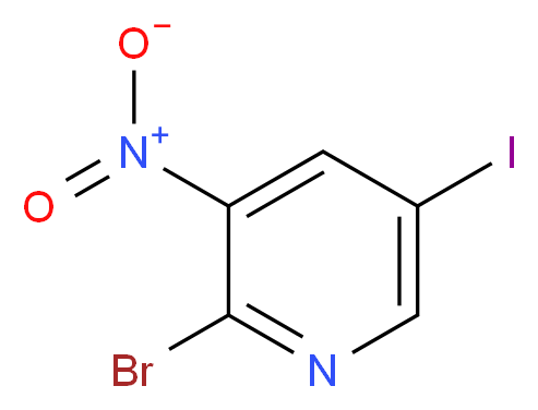 2-Bromo-5-iodo-3-nitropyridine_Molecular_structure_CAS_426463-20-9)