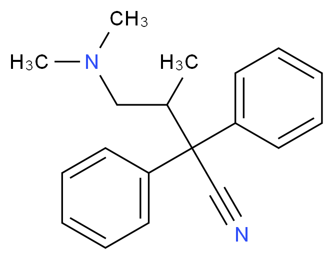 Iso Methadone Nitrile_Molecular_structure_CAS_6293-01-2)