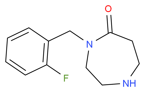 4-(2-Fluorobenzyl)-1,4-diazepan-5-one_Molecular_structure_CAS_)