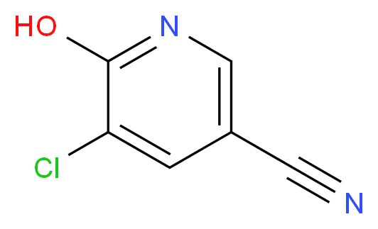 5-Chloro-6-hydroxynicotinonitrile_Molecular_structure_CAS_19840-46-1)